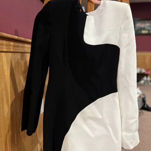 Mango Black & White Dress New w Tags